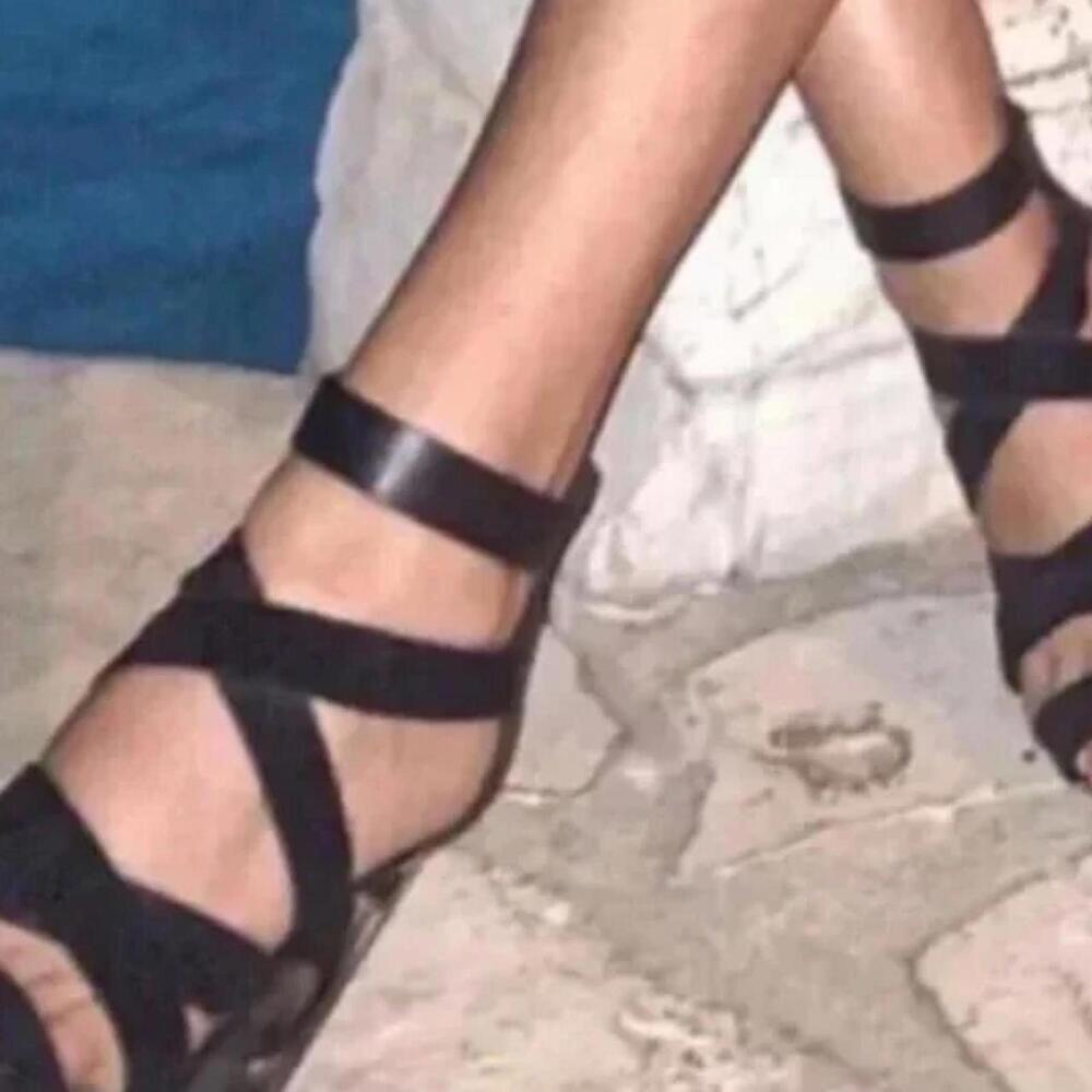 Bcbg black strappy heels size 9 - Picture 7 of 7
